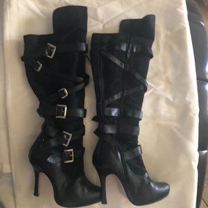 Fun sexy knee high boots